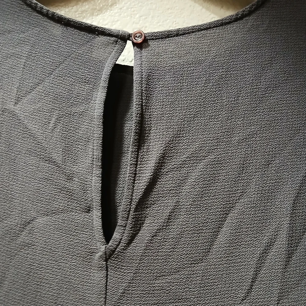 asos size 6 Gray Long Sleeve Dress